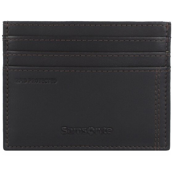 Samsonite Attack 2 Étui pour cartes de crédit Protection RFID Cuir véritable 10 cm