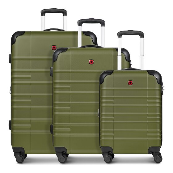 Wenger Amplar Evo 4 roues Set de valises 3 pièces avec soufflet d'extension