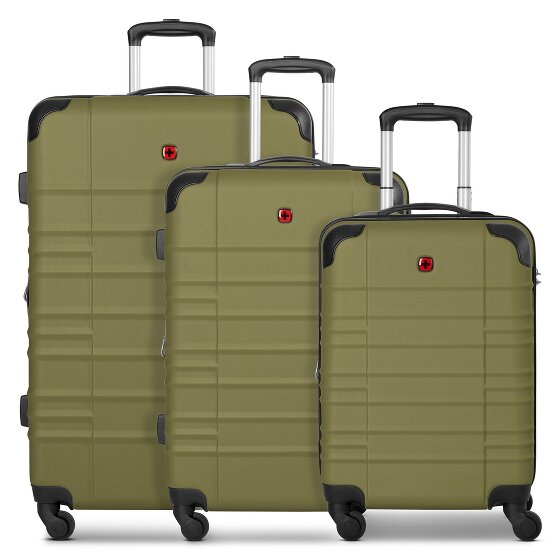 Wenger Amplar Evo 4 roues Set de valises 3 pièces avec soufflet d'extension