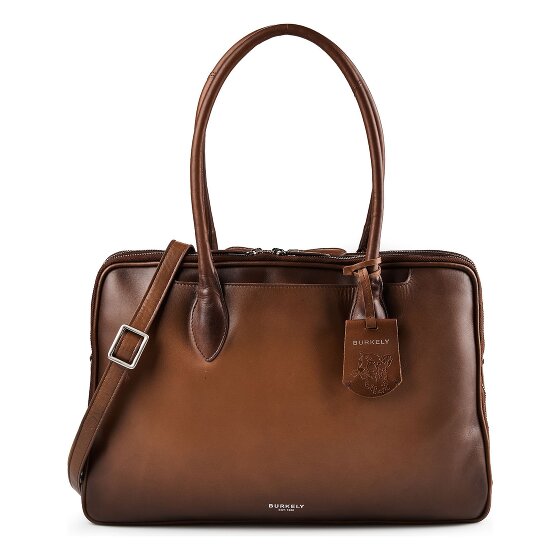 Burkely Ledger Attaché-case Cuir véritable 40 cm Compartiment ordinateur