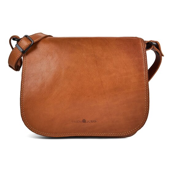 Greenburry Vintage Sac à bandoulière Cuir véritable 30 cm