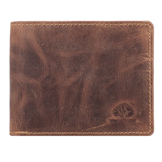 Greenburry Vintage Porte-monnaie Protection RFID Cuir véritable 12 cm