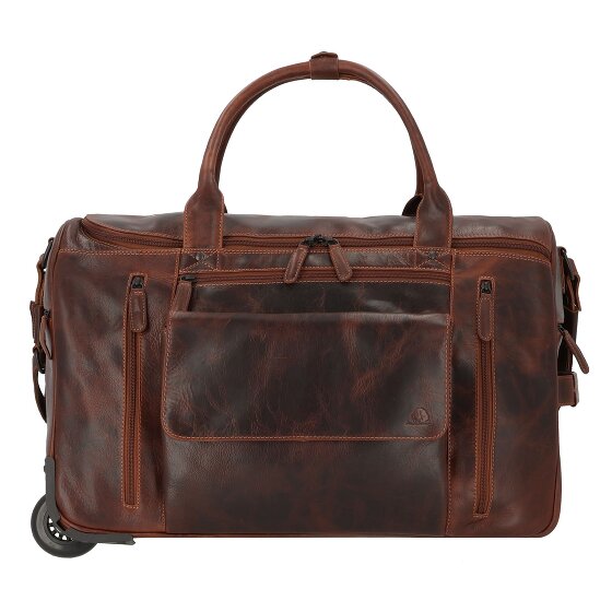 Greenburry Rugged 2 roues Sac de voyage Cuir véritable 53 cm