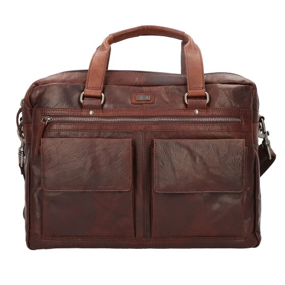 Spikes & Sparrow Porte-documents en cuir 41 cm compartiment pour ordinateur portable