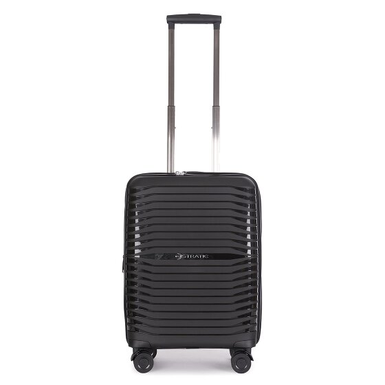 Stratic Bright+ 4 roulettes Trolley de cabine S 55 cm avec soufflet d'extension