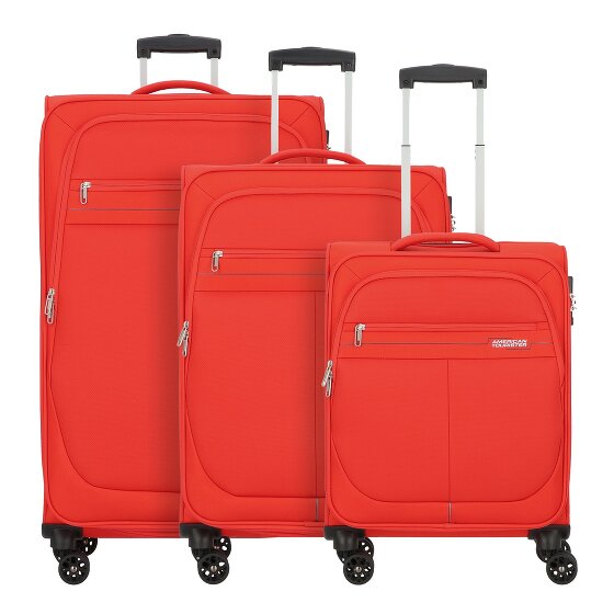 American Tourister Deep Dive 4 roulettes Set de valises 3 pièces avec soufflet d'extension