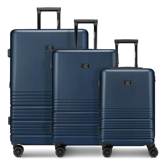 camel active Hanoi 4 roues Set de valises 3 pièces avec soufflet d'extension