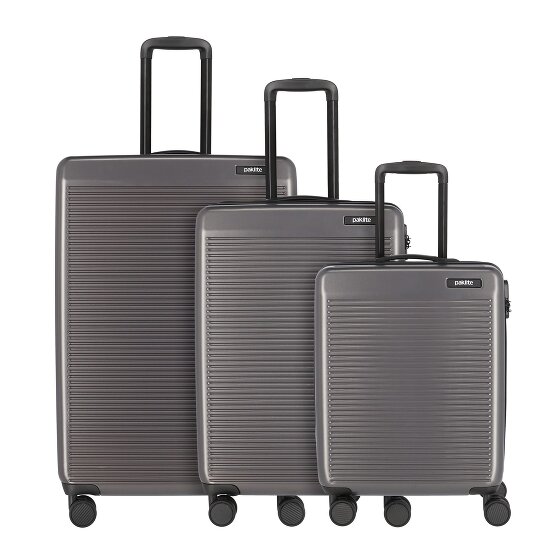 Paklite Sienna 4 roulettes Set de valises 3 pièces