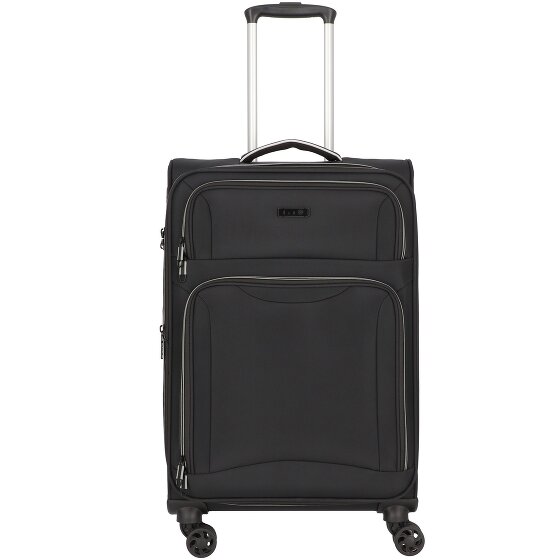 d&n Travel Line 9204 4 roulettes Trolley M 66 cm avec soufflet d'extension
