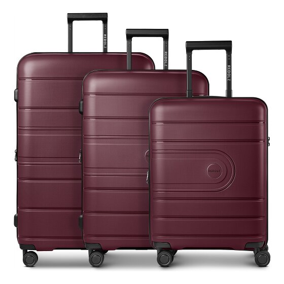 Redolz Essentials 11 4 roues Set de valises 3 pièces avec soufflet d'extension