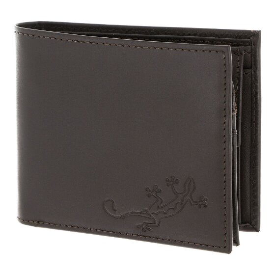 oxmox Leather Porte-monnaie Protection RFID Cuir véritable 10 cm