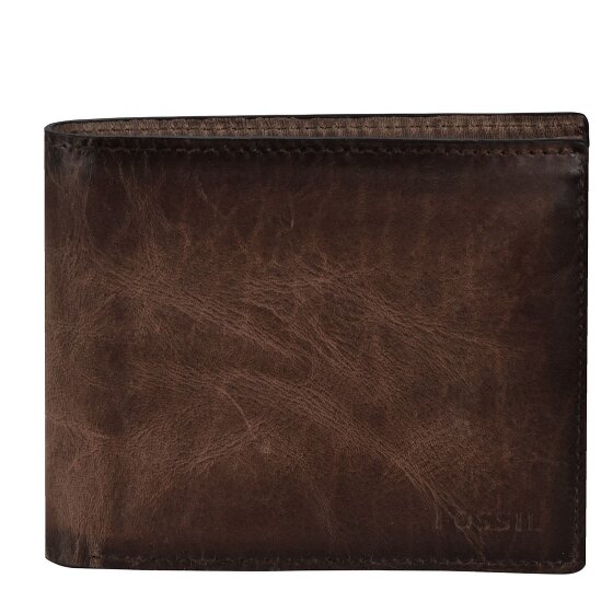 Fossil Derrick Porte-monnaie Protection RFID Cuir véritable 11.5 cm