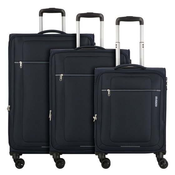 American Tourister Rampup 4 roulettes Set de valises 3 pièces