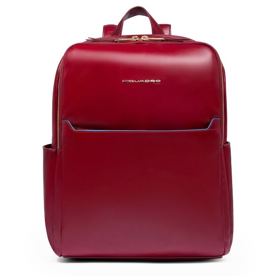 Piquadro Blue Square Daypack Protection RFID Cuir 37 cm Compartiment pour ordinateur portable