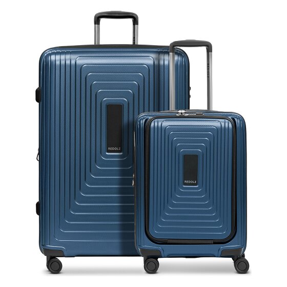 Redolz Essentials 14 Set de valises à 4 roulettes 2 pcs. compartiment pour ordinateur portable avec soufflet d'extension