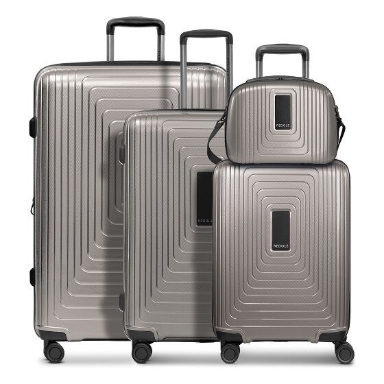 Redolz Essentials 14 Set de valises à 4 roulettes + Beautycase 4 pcs. avec soufflet extensible