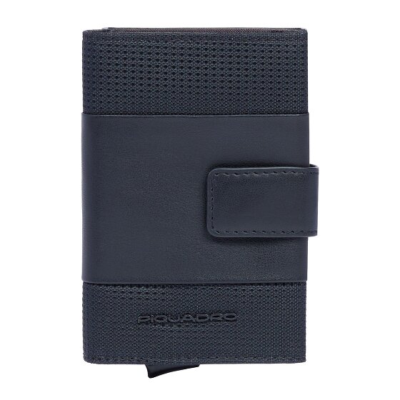 Piquadro PQ-Earth Étui pour cartes de crédit Protection RFID Cuir véritable 6.5 cm