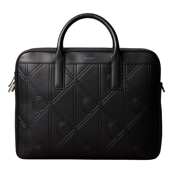 Calvin Klein Embossed Porte-documents 36 cm Compartiment pour ordinateur portable