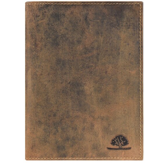Greenburry Étui à cartes d'identité vintage en cuir 12 cm