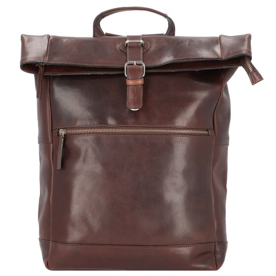 Leonhard Heyden Roma Sac à dos professionnel Cuir 40 cm Compartiment pour ordinateur portable