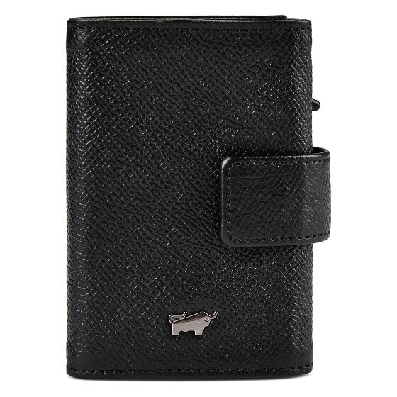 Braun Büffel Robin Étui pour cartes de crédit Protection RFID Cuir véritable 7.5 cm