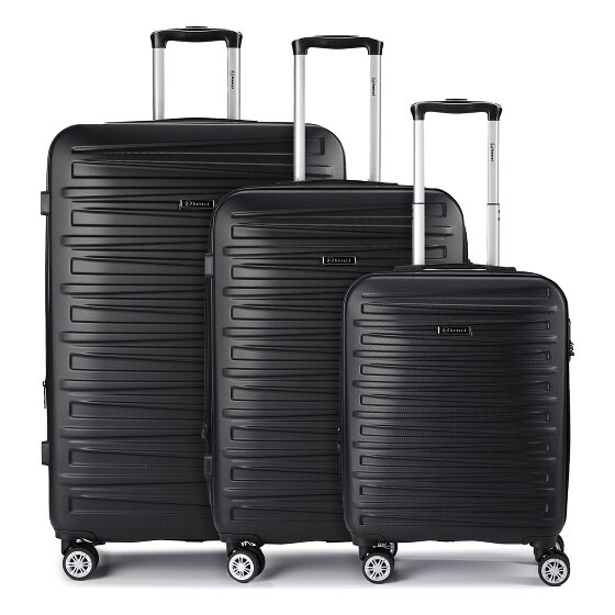 Benzi 5493 4 roulettes Set de valises 3 pièces avec soufflet d'extension