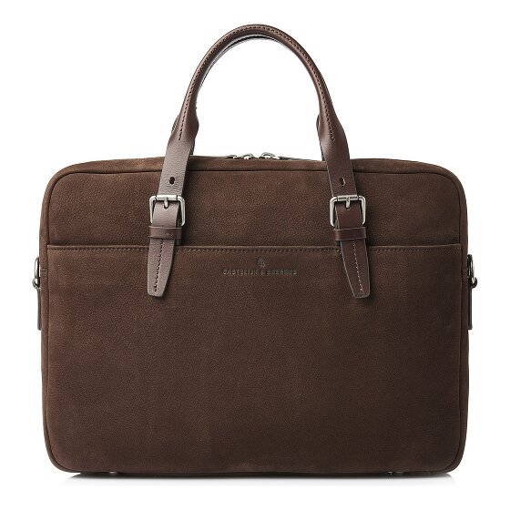 Castelijn & Beerens Veneto Attaché-case Protection RFID Cuir véritable 41 cm Compartiment ordinateur