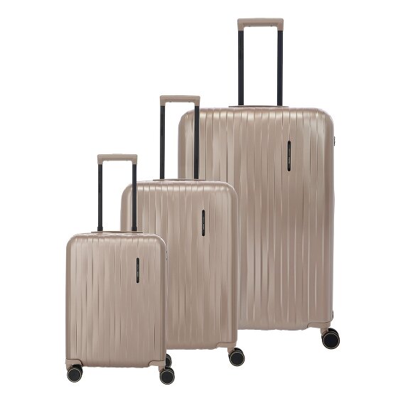 Travelite Barbara Novelty 4 roulettes Set de valises 3 pièces avec soufflet d'extension