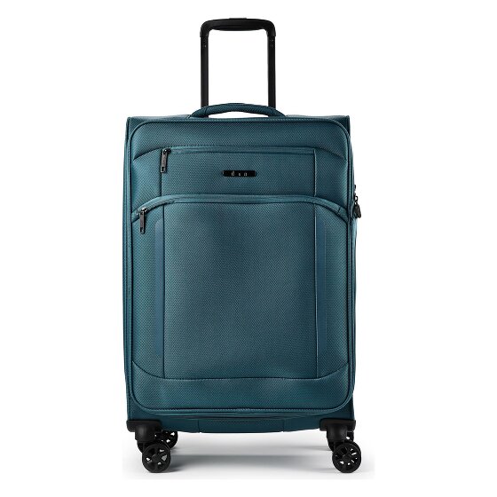 d&n Travel Line 9804 4 roues Valise cabine M 68 cm avec soufflet d'extension