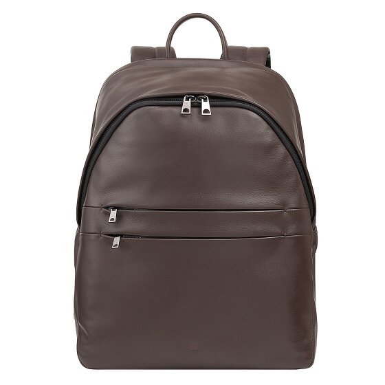 DuDu New York Daypack Cuir véritable 41 cm Compartiment ordinateur
