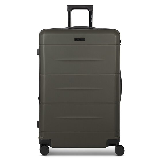 Police London 4 roues Valise cabine 74 cm avec soufflet d'extension