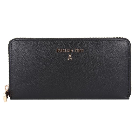 Patrizia Pepe Essentials Porte-monnaie en cuir 19 cm