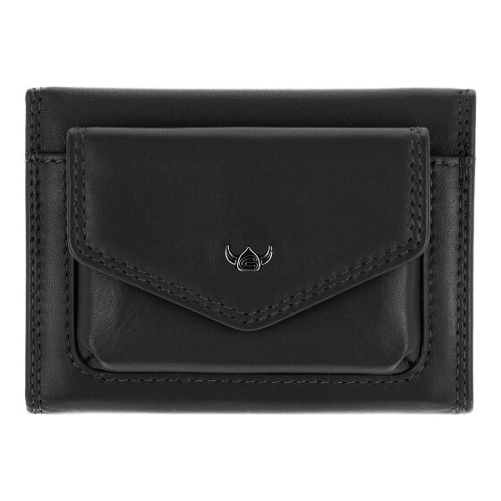 Golden Head Polo Porte-monnaie Protection RFID Cuir véritable 10 cm