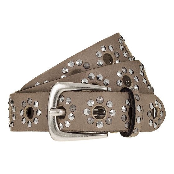 b.belt Ceinture à rivets Cuir véritable