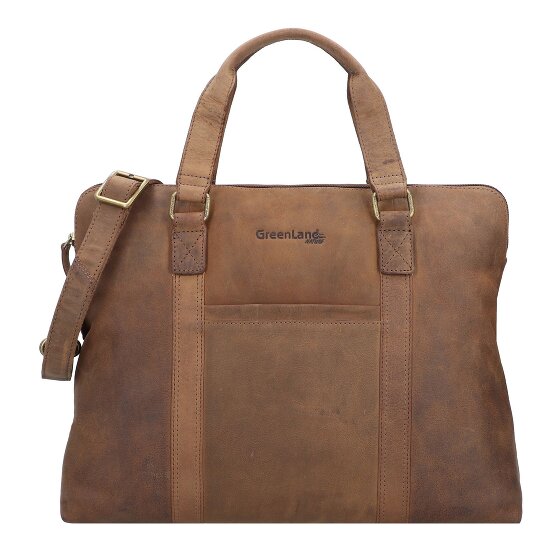 Greenland Nature Montenegro Porte-documents en cuir 40 cm Compartiment pour ordinateur portable