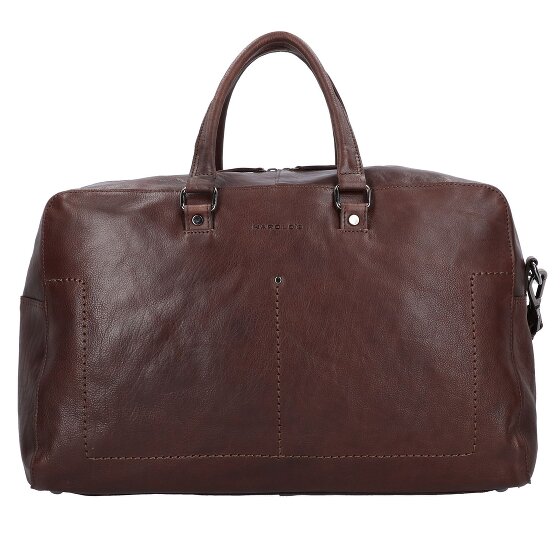 Harold's Caugio Sac de voyage Weekender Cuir véritable 48 cm