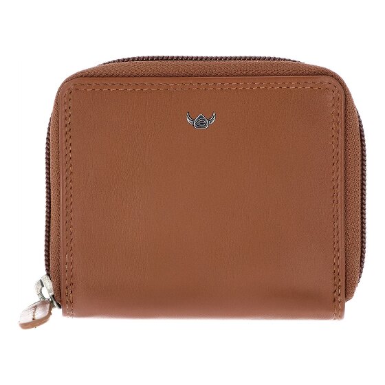 Golden Head Polo Porte-monnaie Protection RFID Cuir véritable 10 cm