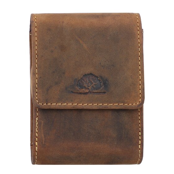 Greenburry Etui à cigarettes vintage en cuir 7,5 cm