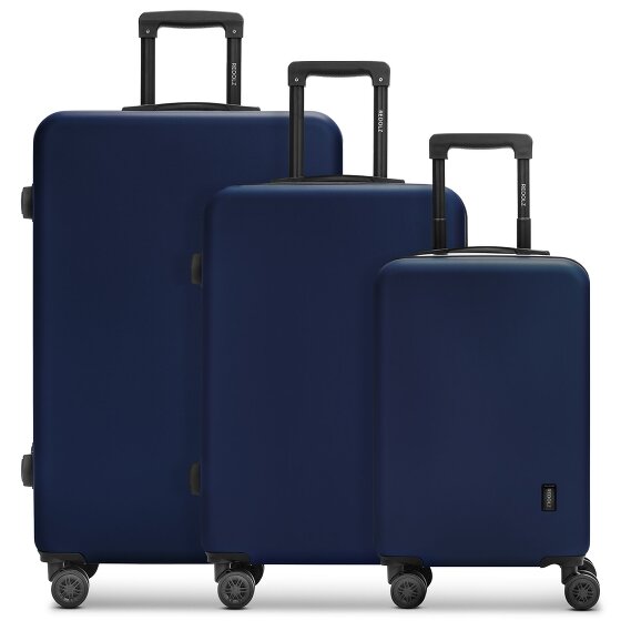 Redolz Essentials 09 3-SET 4 roulettes Set de valises 3 pièces