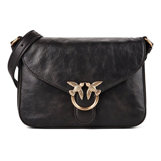 PINKO Love Satchel Mini Sac à bandoulière Cuir véritable 21 cm