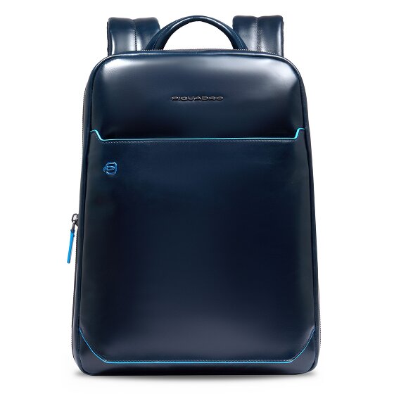 Piquadro Blue Square Daypack Protection RFID Cuir 37 cm Compartiment pour ordinateur portable