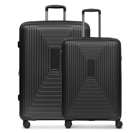 Redolz Essentials 14 4 roulettes Set de valises 2 pièces avec soufflet d'extension