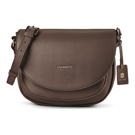 Lazarotti Sac à bandoulière « Bologna » en cuir XL, 27 cm