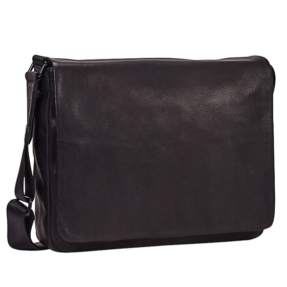 Leonhard Heyden Den Haag Messenger en cuir 31 cm