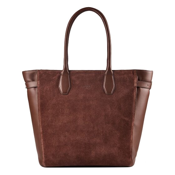Guess Anitha Sac de shopper Cuir véritable 45 cm