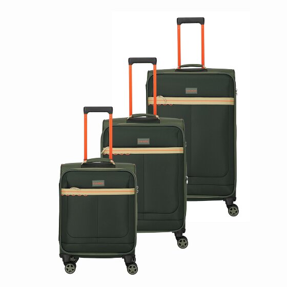 Travelite Color Craze 4 roulettes Set de valises 3 pièces avec soufflet d'extension