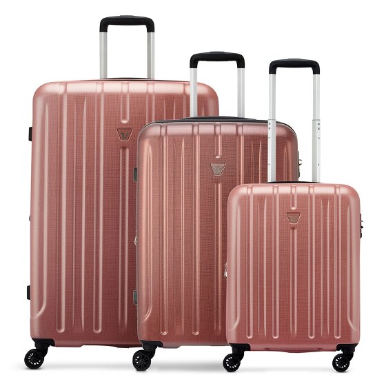 Roncato Kinetic 2.0 4 roulettes Set de valises 3 pièces avec soufflet d'extension