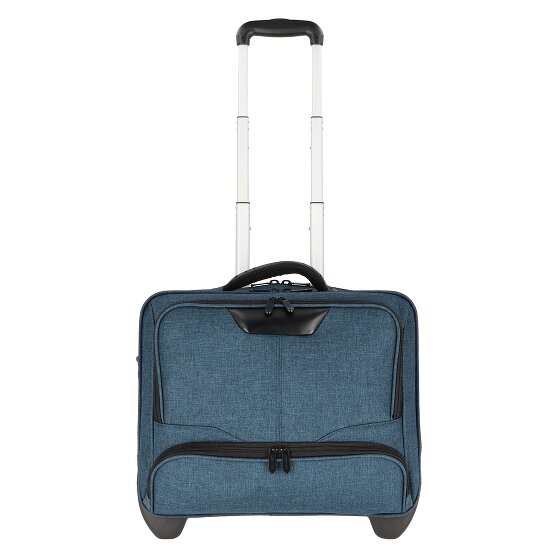 Dermata 2 roues Valise business 41 cm Compartiment ordinateur