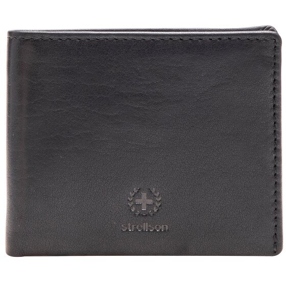 Strellson Blackwall BillFold H8 Porte-monnaie en cuir RFID 10,5 cm