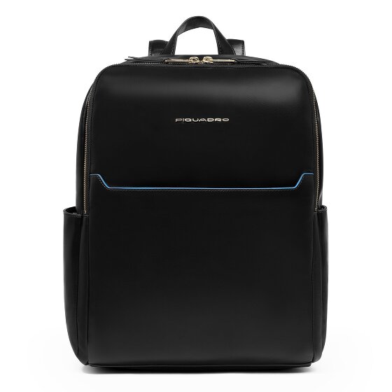 Piquadro Blue Square Daypack Protection RFID Cuir 37 cm Compartiment pour ordinateur portable